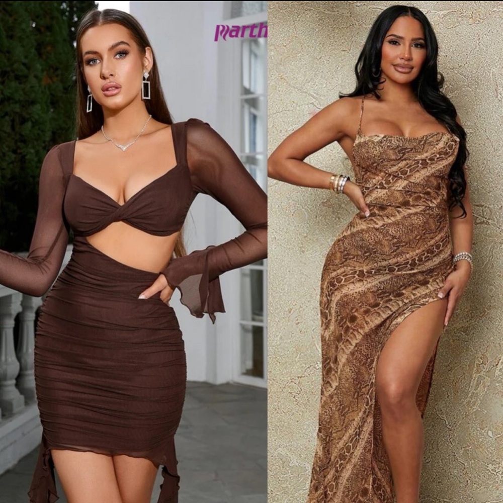 Brown Dresses
